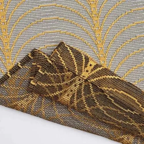 CORTINA VISILLO CON DISEÑO DE PALMERAS 2 PAÑOS 140X220CM - 4