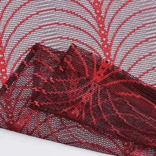 CORTINA DE VISILLO CON ESTAMPADO DE PALMERAS 2 PAÑOS 140X220CM - 4