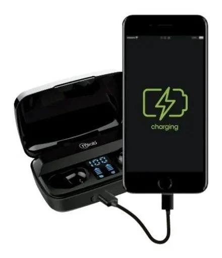 AUDIFONOS INALAMBRICOS TWS CON MICROFONO Y BATERIA DE 2000MAH - 3