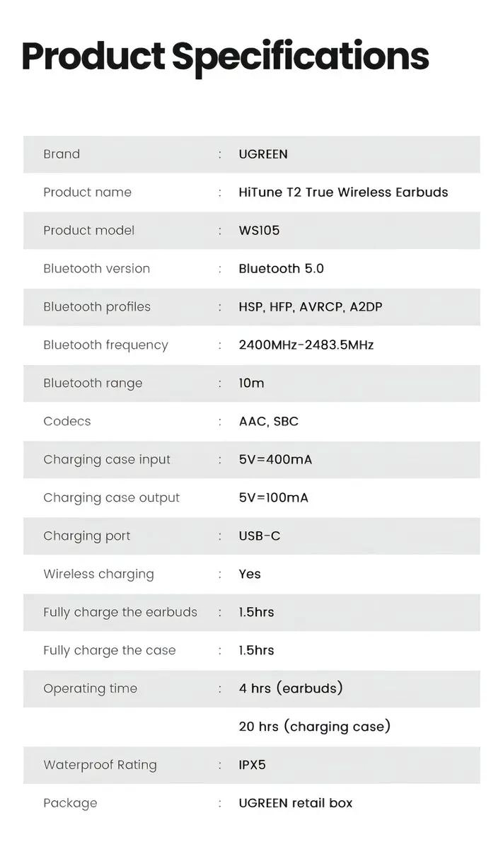 AUDIFONOS INALAMBRICOS BLUETOOTH CON CANCELACION DE RUIDO - 3
