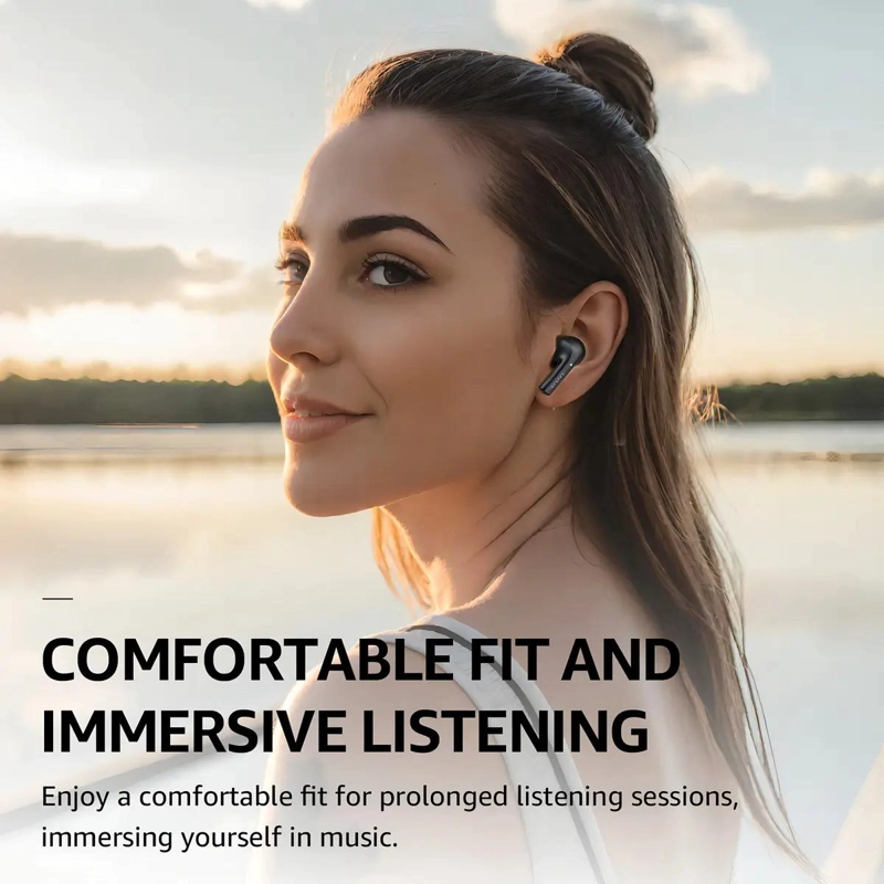 AURICULARES INALAMBRICOS CON SONIDO POTENTE Y DISEÑO ERGONOMICO - 1