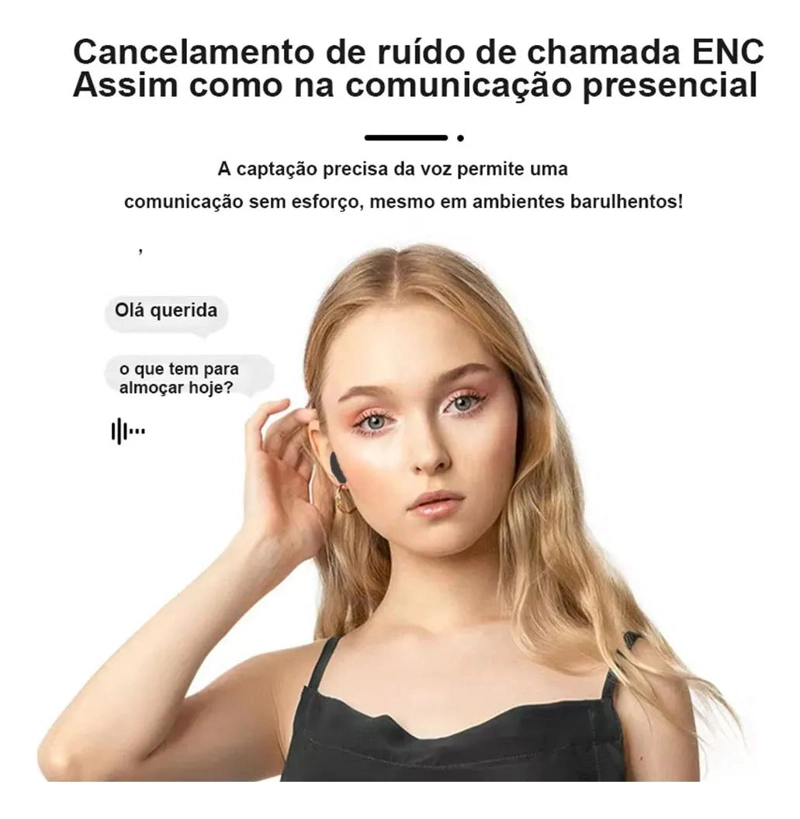 AUDIFONOS IN-EAR INALAMBRICOS CON BLUETOOTH 5.4 Y CANCELACION DE RUIDO - 8