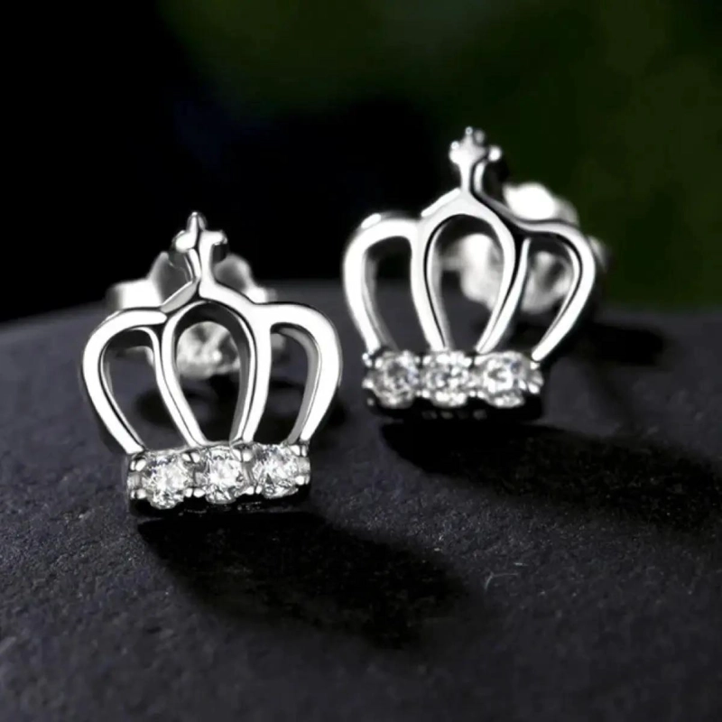 AROS DE PLATA 925 CON ZIRCONIA CUBICA PARA MUJER - 10