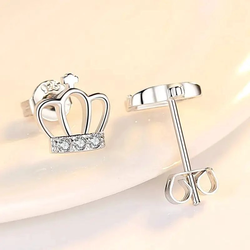 AROS DE PLATA 925 CON ZIRCONIA CUBICA PARA MUJER - 4