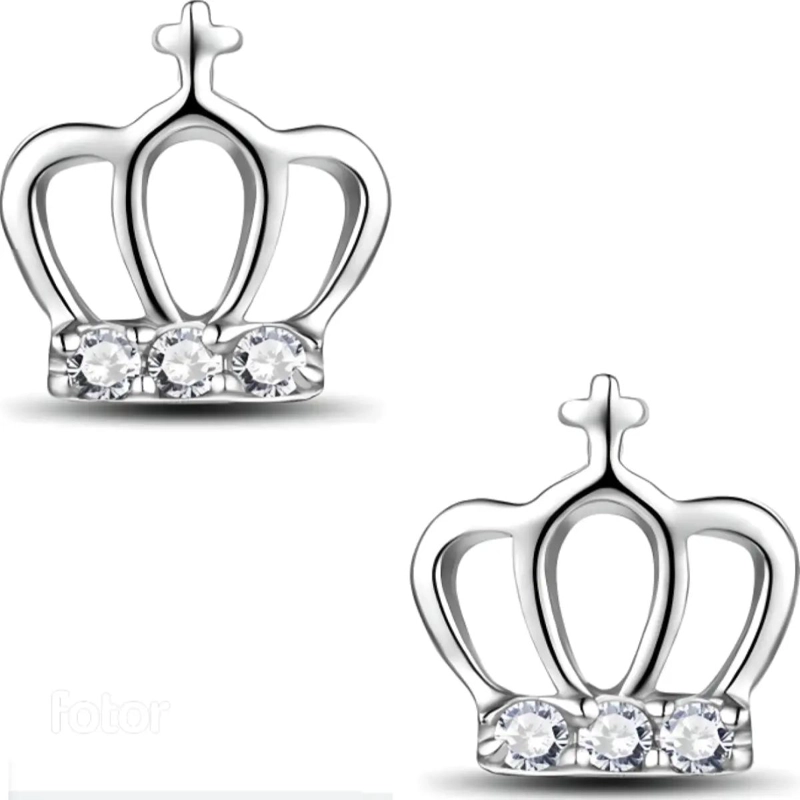 AROS DE PLATA 925 CON ZIRCONIA CUBICA PARA MUJER - 8