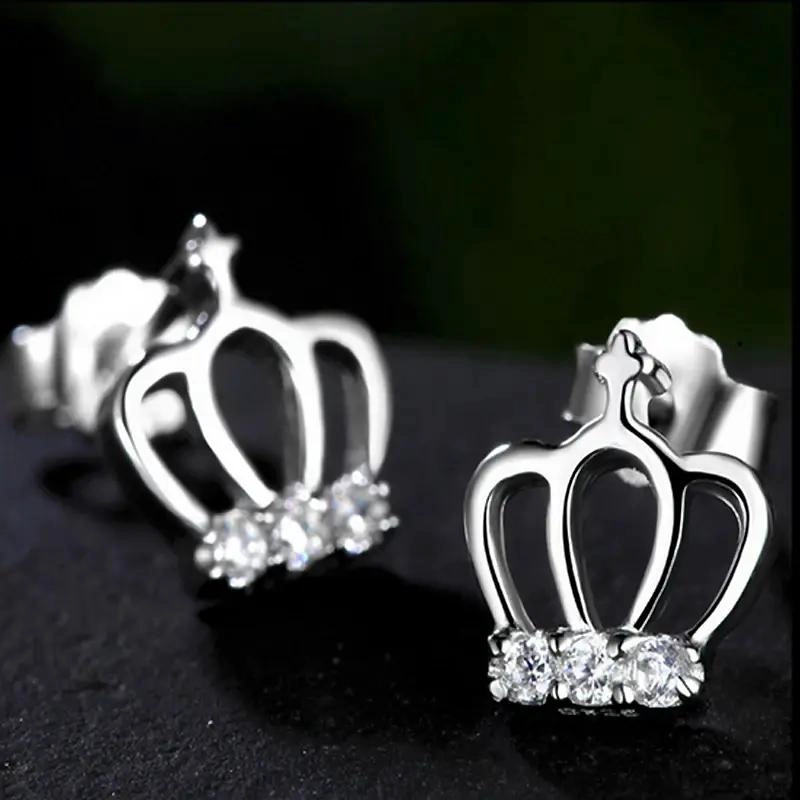 AROS DE PLATA 925 CON ZIRCONIA CUBICA PARA MUJER - 9