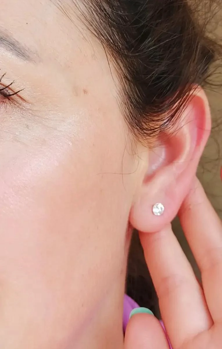 PENDIENTES DE PLATA CON ZIRCONIA 5MM ELEGANTES Y CLASICOS - 3