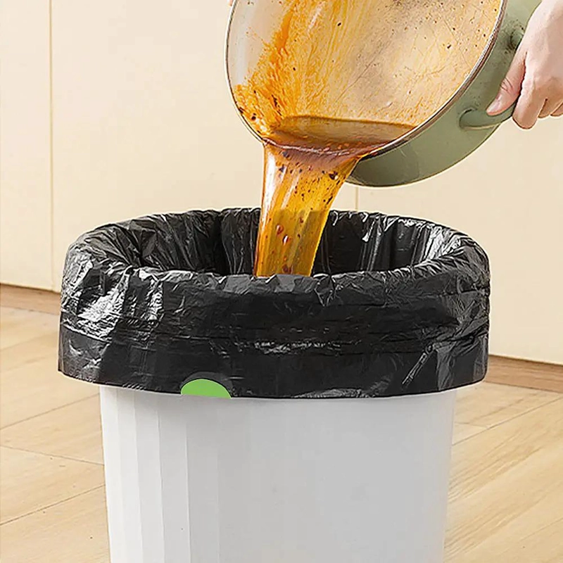 BOLSAS DE BASURA MEDIANAS ANTIGOTEO CON CORDON 70X90 CM - 3