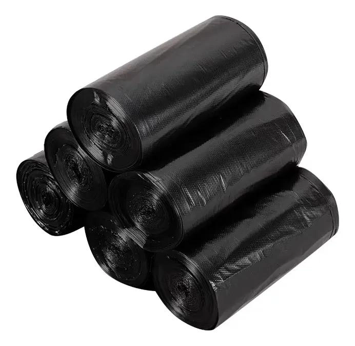 PACK DE 50 BOLSAS NEGRAS PARA BASURA CON CORDON 55X75CM - 1