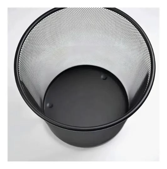 CESTO DE RESIDUOS METALICO REDONDO PARA OFICINA - 2