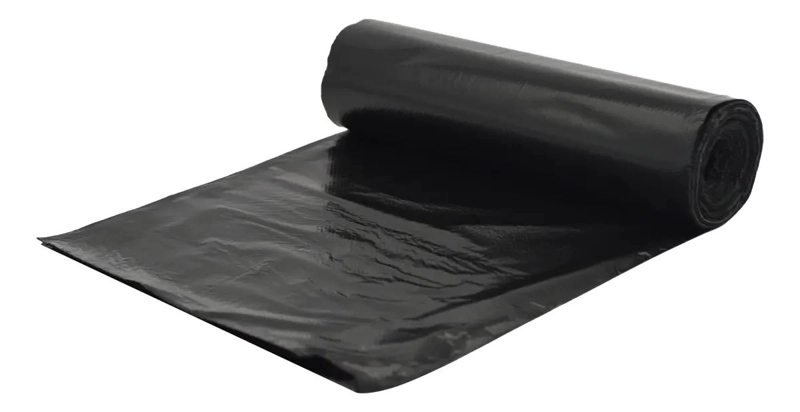 PACK DE 100 BOLSAS NEGRAS PARA BASURA CON CORDON 45X50CM - 2