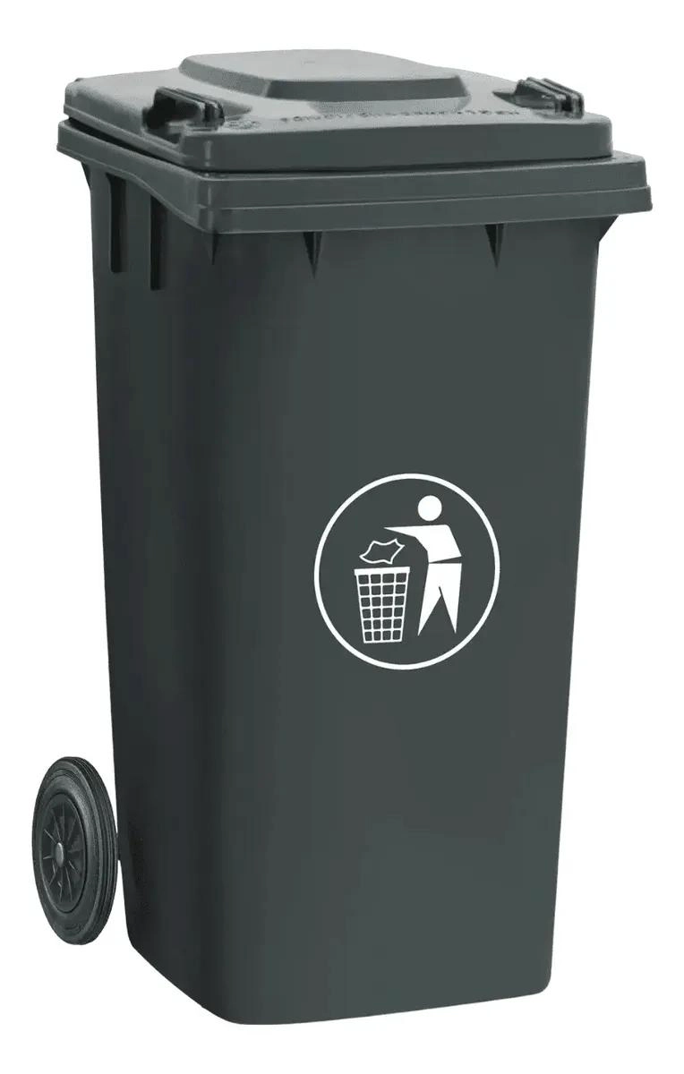 CONTENEDOR DE BASURA INDUSTRIAL 120 LITROS CON APERTURA SUPERIOR - 1