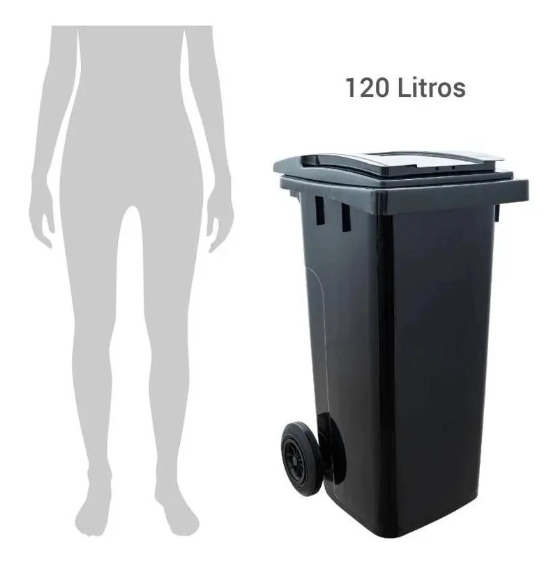 CONTENEDOR DE BASURA INDUSTRIAL 120 LITROS CON APERTURA SUPERIOR - 5