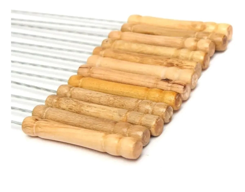 12 PINCHOS DE ACERO INOXIDABLE PARA BROCHETAS DE COCINA - 3