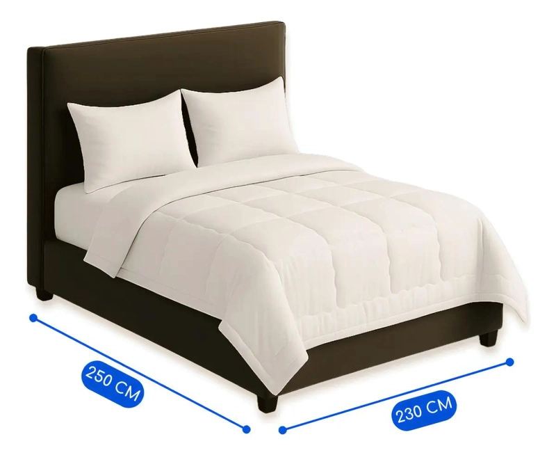 PLUMON ACOLCHADO KING 250X230 CM SUAVE Y LIGERO - 2