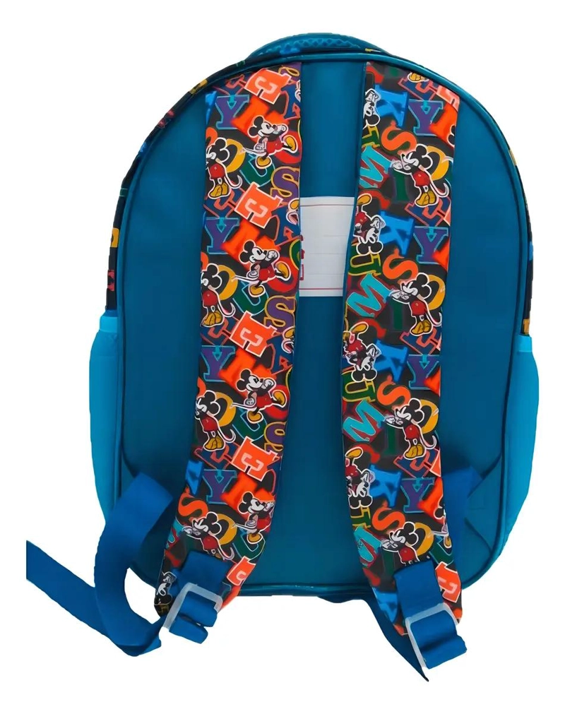 MOCHILA Y LONCHERA MICKEY DISNEY AZUL PARA NIÑOS - 1