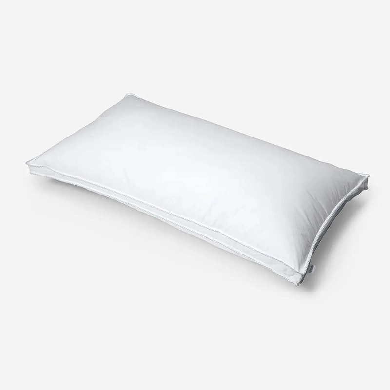 SET DE 2 ALMOHADAS MICROFIBRA KING 50 X 90 CM COLOR BLANCO - 1