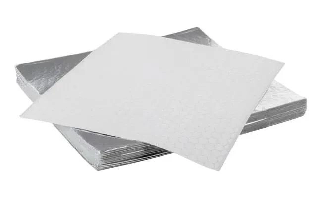 PAPEL ALUMINIO ANTIGRASA PARA HAMBURGUESAS 35X35 CM IDEAL PARA COMIDAS - 2
