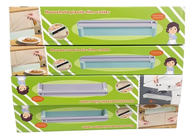 DISPENSADOR CORTADOR DE PAPEL FILM PARA COCINA CON CUCHILLA - 1