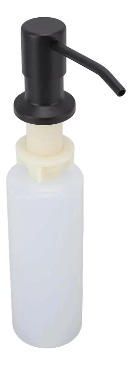 DISPENSADOR DE JABON DE ACERO INOXIDABLE 500ML PARA COCINA - 1