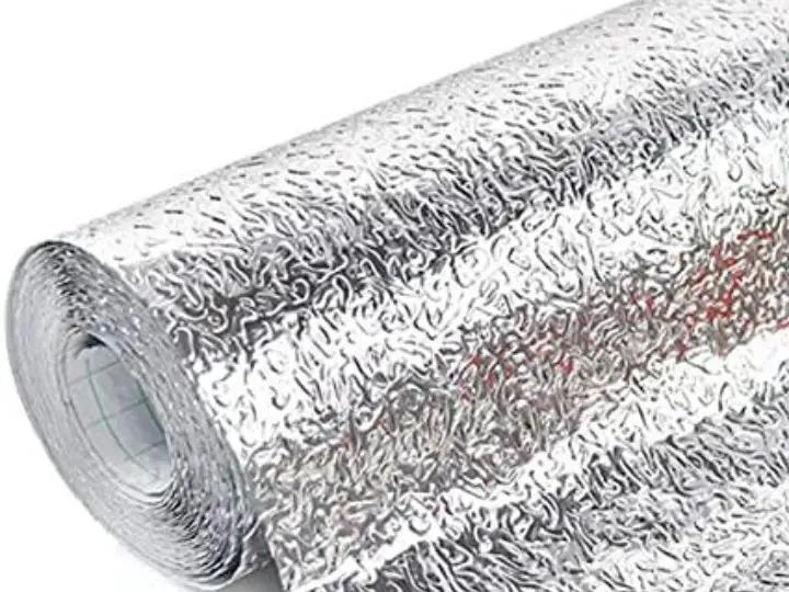 PAPEL ALUMINIO AUTOADHESIVO LAVABLE PARA COCINA - 2