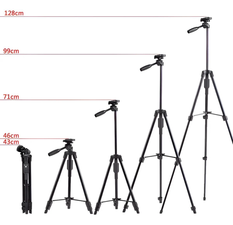 TRIPODE COMPACTO CON DISPARADOR PARA TELE FONOS Y CAMARAS - 4