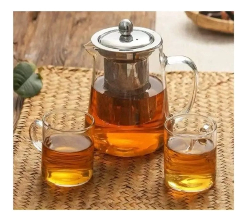 TETERA DE VIDRIO CON FILTRO PARA INFUSIONES 750 ML - 2
