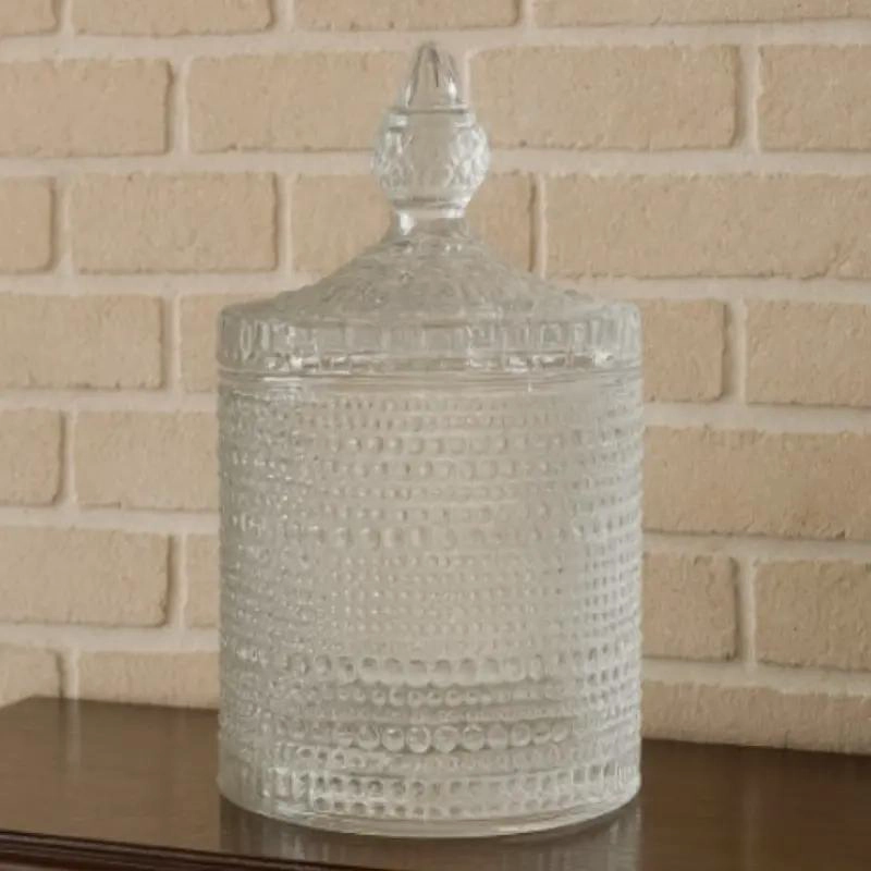 SET DE AZUCARERO Y CAFETERO DE VIDRIO CRISTAL 600ML Y 300ML - 8