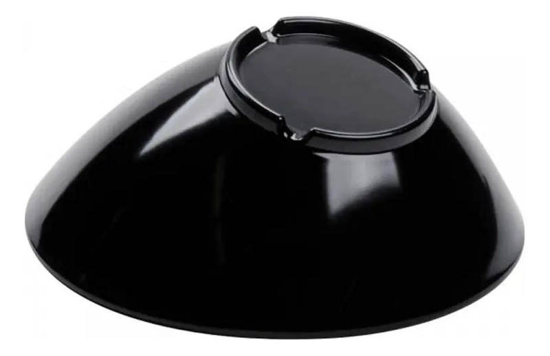 BOWL DE MELAMINA NEGRO PARA ENSALADAS Y ALIMENTOS - 2