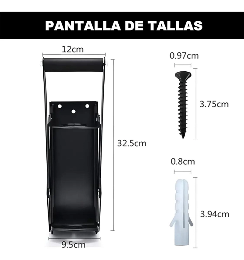 TRITURADORA DE LATAS Y DESTAPADOR 2 EN 1 COLOR NEGRO - 6