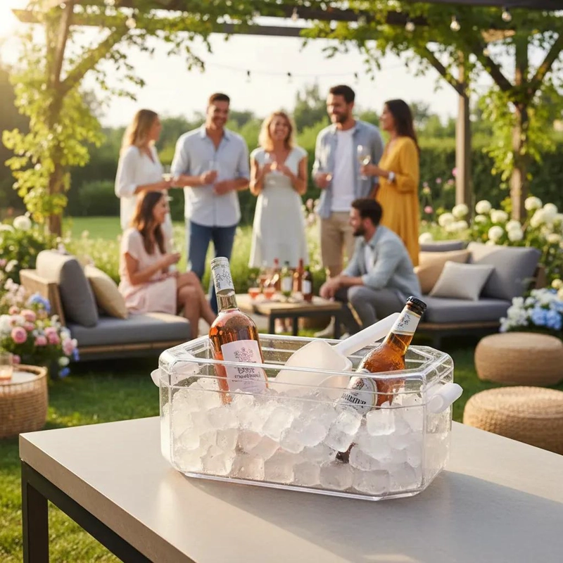 HIELERA PORTATIL COMPACTA PARA MANTENER BEBIDAS FRIAS - 5