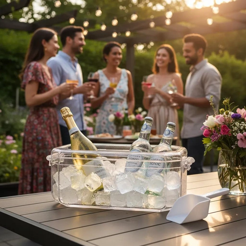HIELERA PORTATIL COMPACTA PARA MANTENER BEBIDAS FRIAS - 7