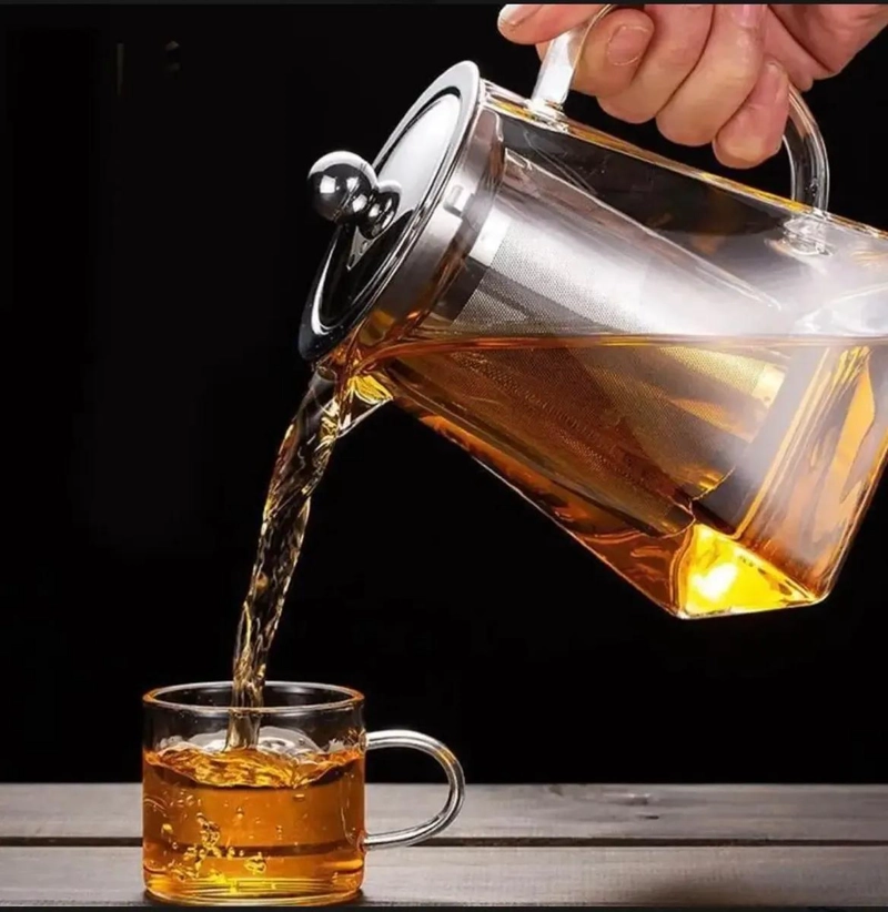 TETERA INFUSORA DE VIDRIO 750 ML PARA TE  Y HIERBAS - 3