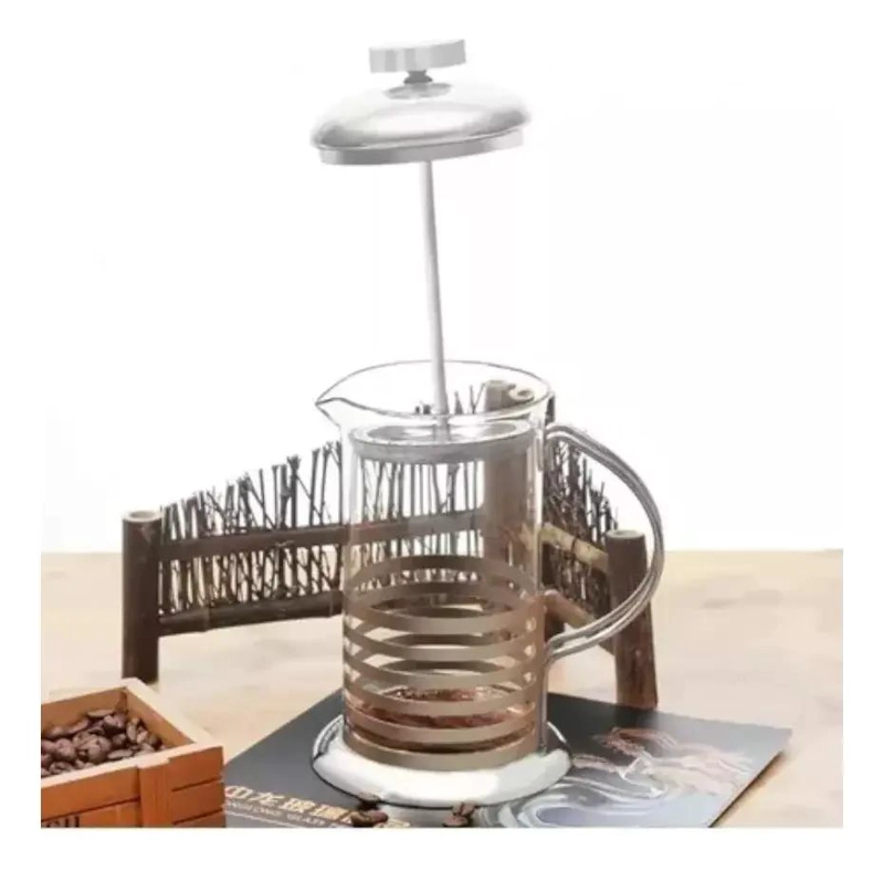 CAFETERA PRENSA FRANCESA DE VIDRIO 1000ML PARA CAFE - 4