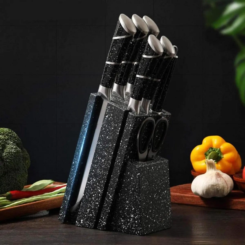 SET DE CUCHILLOS DE 8 PIEZAS CON BASE ANTIDESLIZANTE - 3