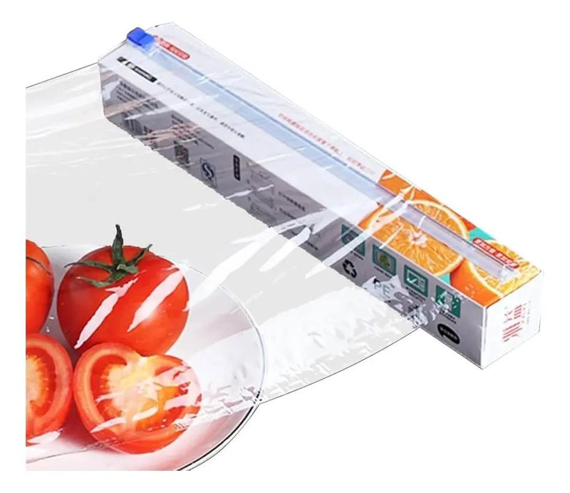 FILM PLASTICO PARA ALIMENTOS 30CM X 300MTS CON CORTADOR - 2