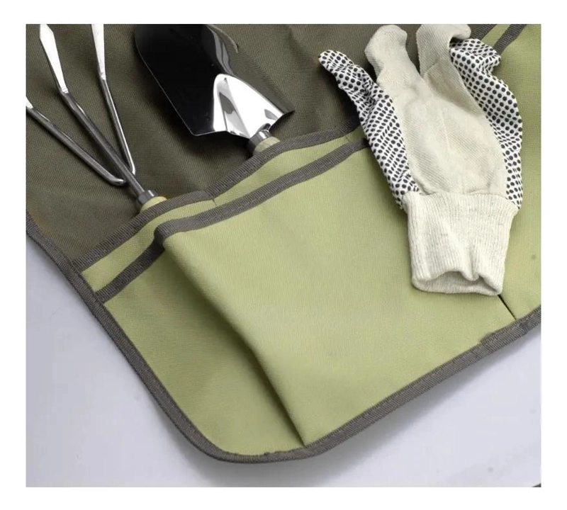 DELANTAL DE JARDINERIA IMPERMEABLE CON BOLSILLOS PRACTICOS - 6