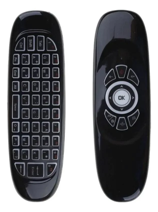 CONTROL REMOTO INALAMBRICO AIR MOUSE CON TECLADO RETROILUMINADO - 1