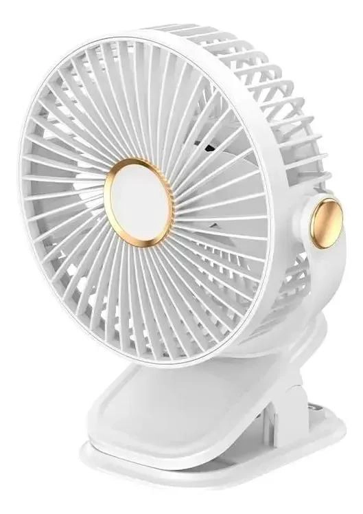 VENTILADOR PORTATIL RECARGABLE 360° CON CLIP Y 3 VELOCIDADES - 1