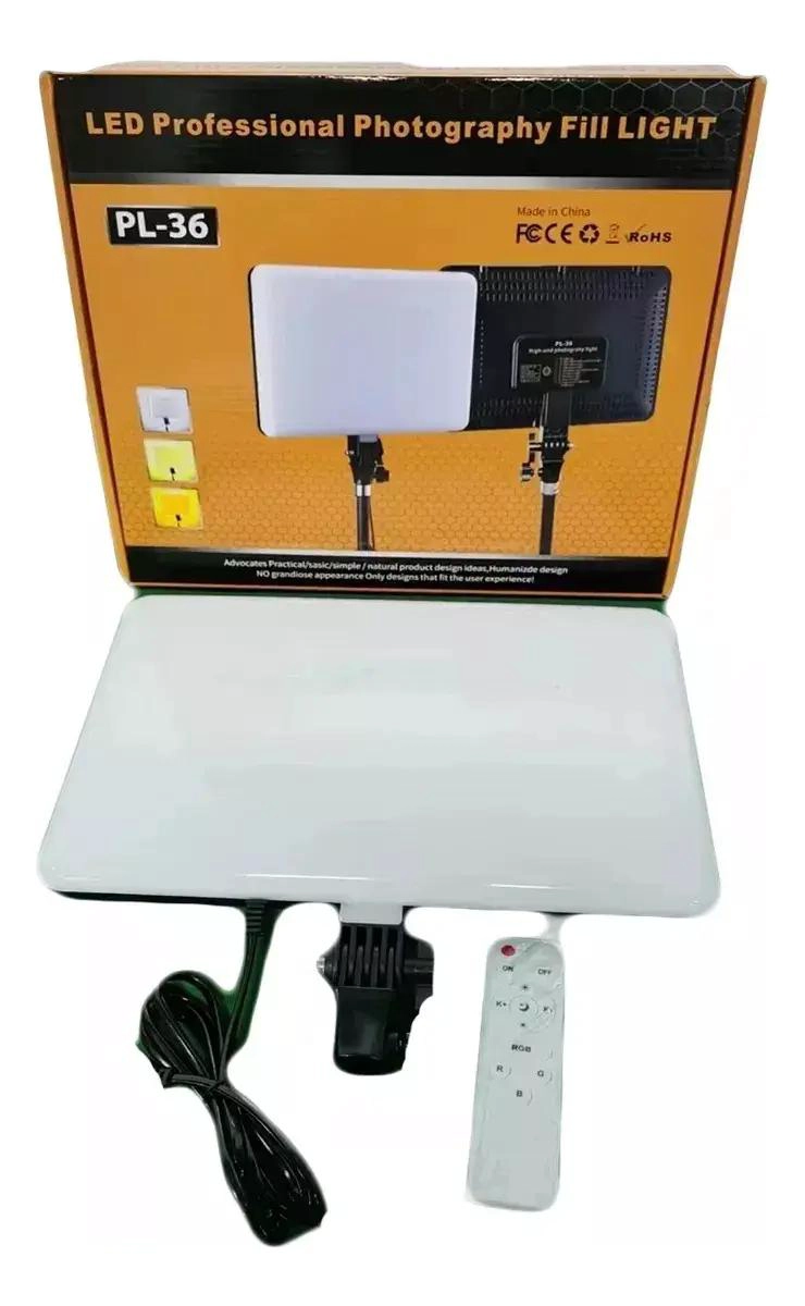 PANEL DE ILUMINACION LED AJUSTABLE PARA FOTOGRAFIA Y VIDEOCONFERENCIAS - 3