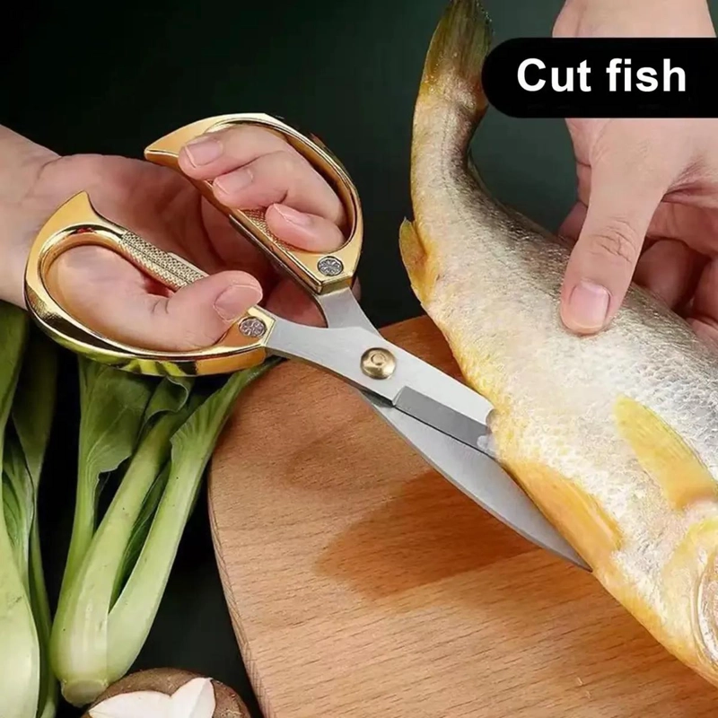 TIJERAS DE COCINA MULTIUSOS PARA CORTAR HUESOS Y PESCADO - 3