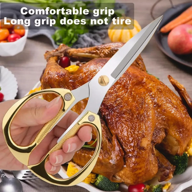 TIJERAS DE COCINA MULTIUSOS PARA CORTAR HUESOS Y PESCADO - 4