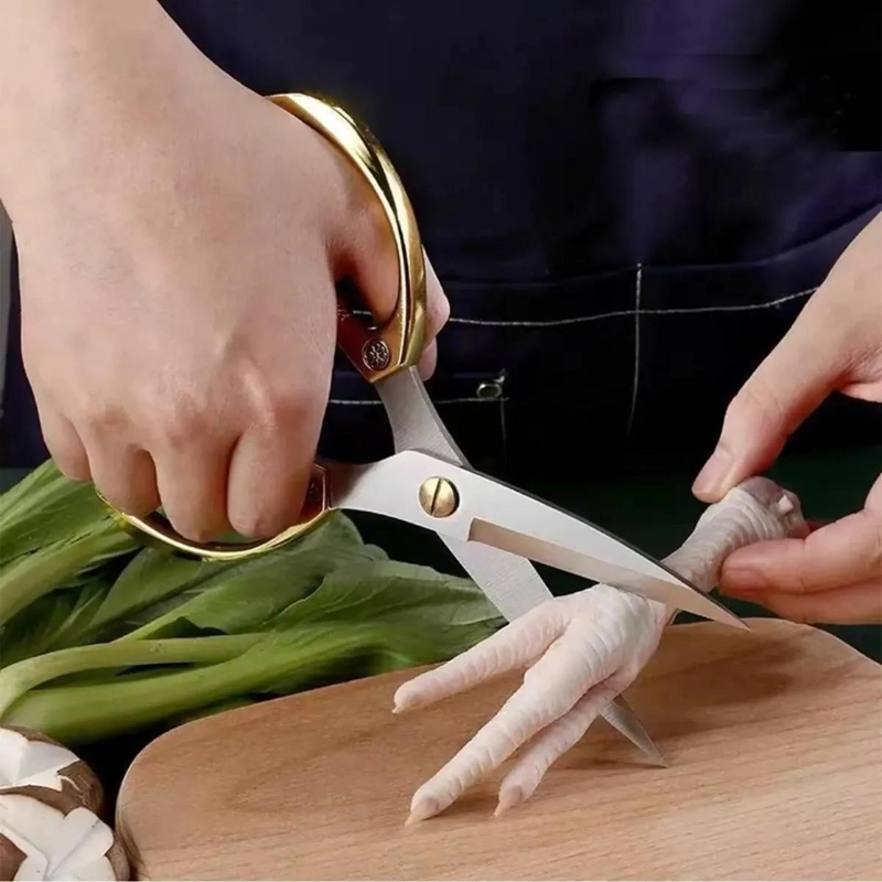 TIJERAS DE COCINA MULTIUSOS PARA CORTAR HUESOS Y PESCADO - 5