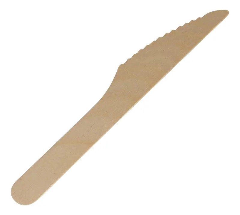 CUCHILLOS DE MADERA DE ABEDUL 16.5CM PACK DE 100 - 2