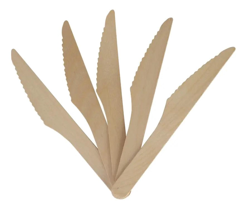 CUCHILLOS DE MADERA DE ABEDUL 16.5CM PACK DE 100 - 3