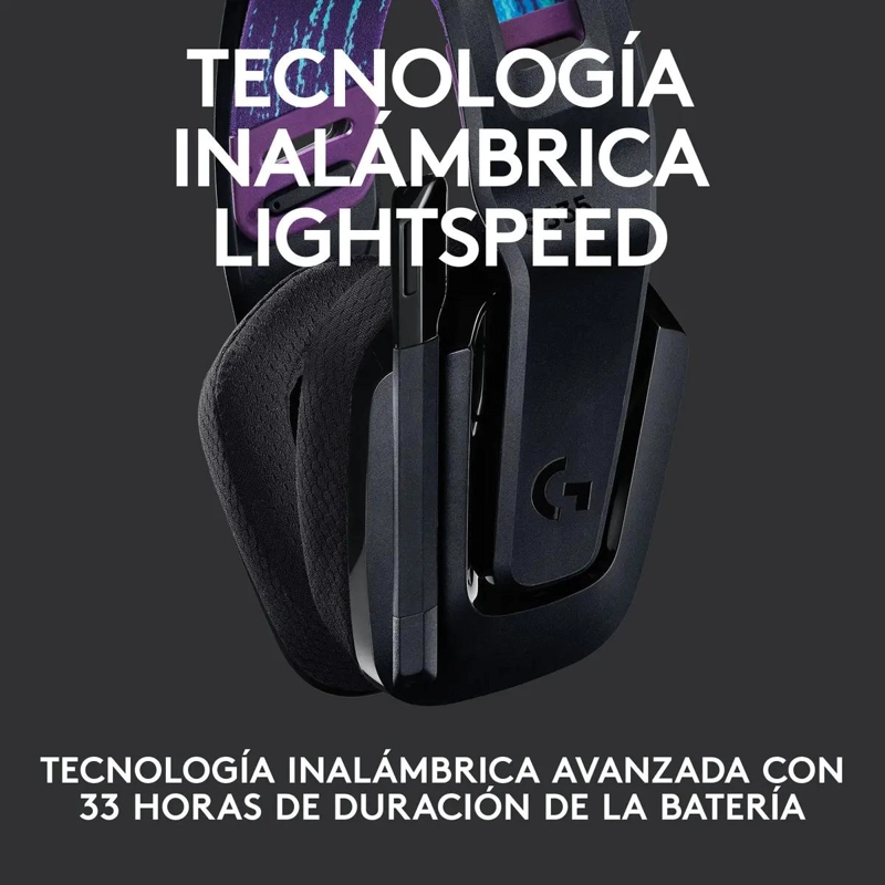 AURICULARES INALAMBRICOS LIGEROS CON MICROFONO PARA GAMING - 1