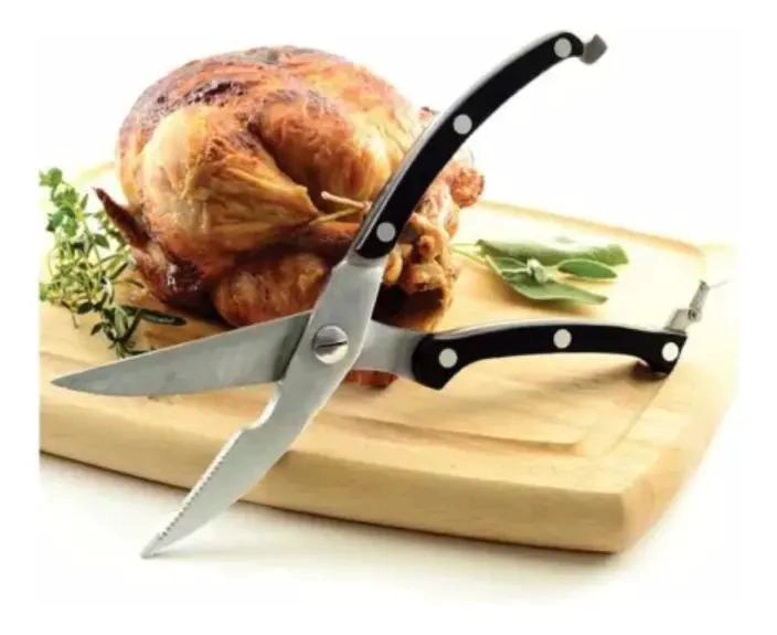 TIJERA DE ACERO INOXIDABLE PARA CORTAR POLLOS Y CARNES - 5