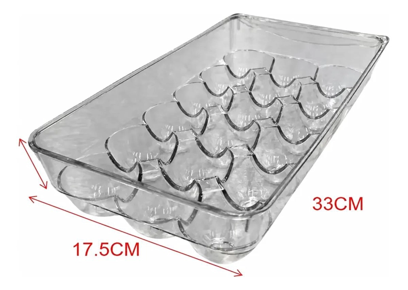 CAJA ORGANIZADORA PARA HUEVOS DE 33X17.5 CM - 1