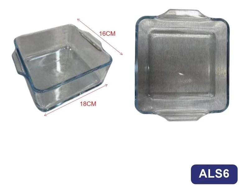 FUENTE DE VIDRIO PARA SERVIR ENSALADAS Y FRUTAS 18X16 CM - 3