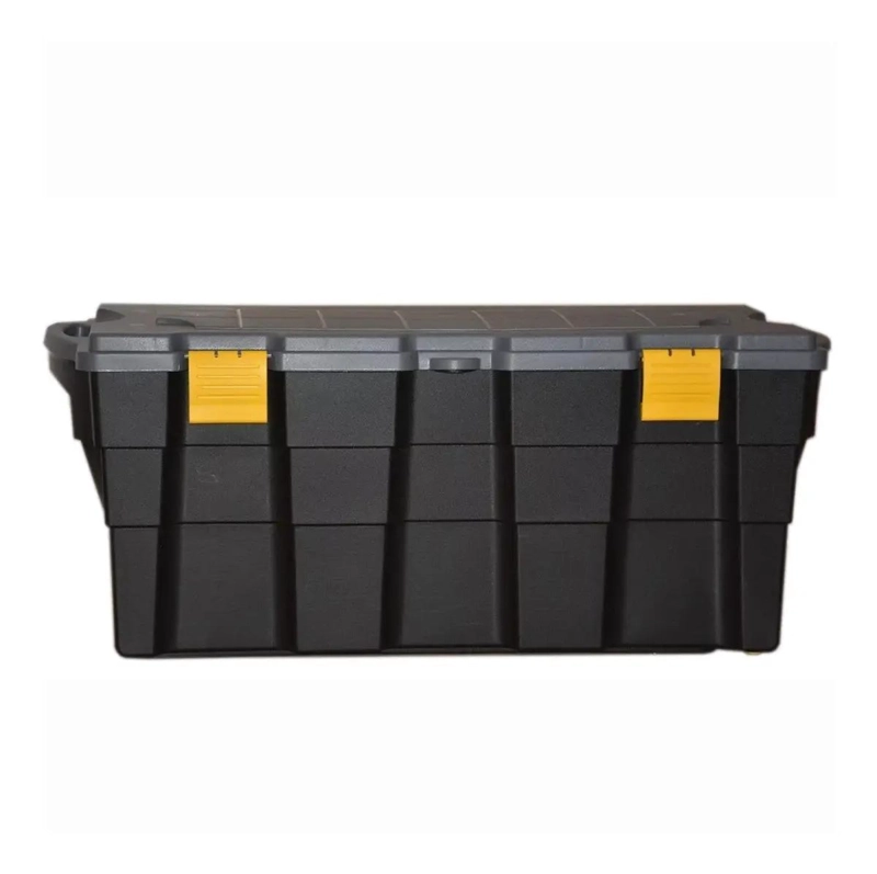 CAJA BAUL ORGANIZADOR DE PLASTICO CON RUEDAS Y TAPA 100 LITROS - 2